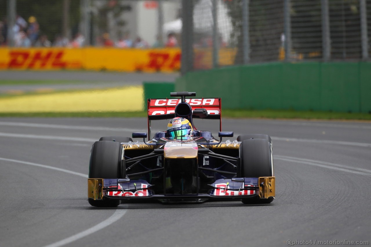 GP AUSTRALIA, 15.03.2013- Prove Libere 1, Jean-Eric Vergne (FRA) Scuderia Toro Rosso STR8 