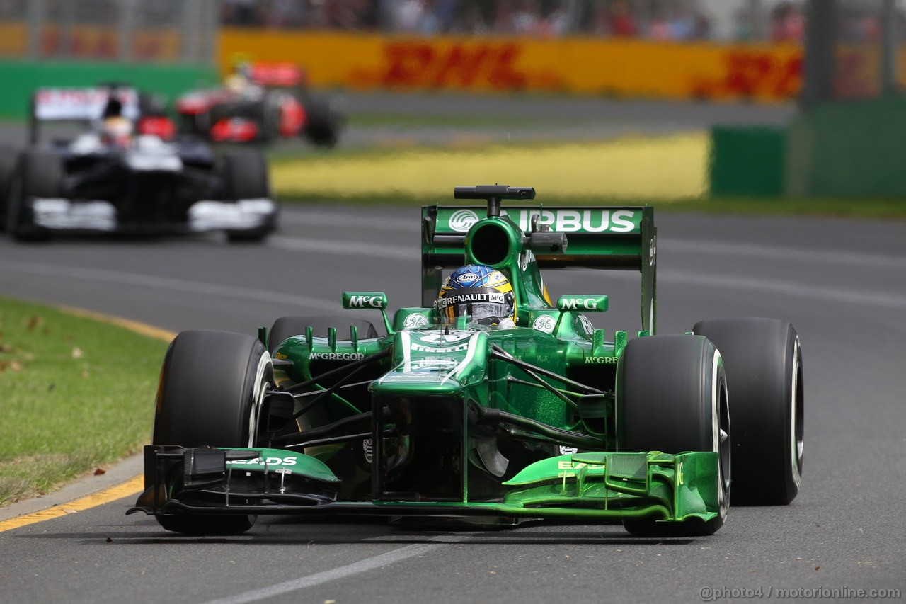 GP AUSTRALIA, 15.03.2013- Prove Libere 1, Charles Pic (FRA) Caterham F1 Team CT03 