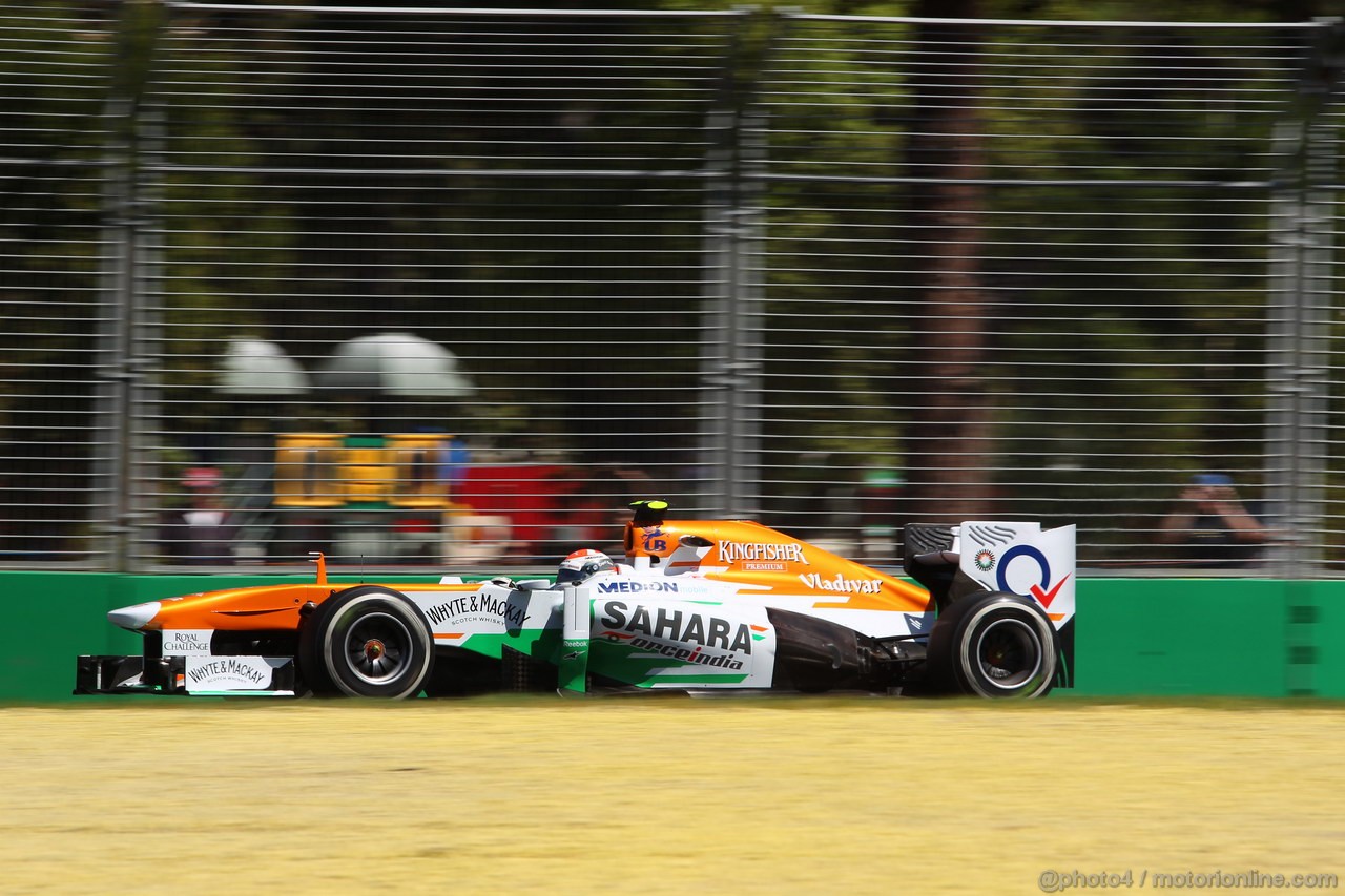 GP AUSTRALIA, 15.03.2013- Prove Libere 1, Adrian Sutil (GER), Sahara Force India F1 Team VJM06 