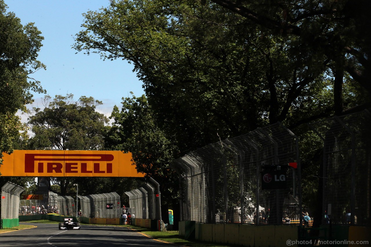 GP AUSTRALIA, 15.03.2013- Prove Libere 1, Pastor Maldonado (VEN) Williams F1 Team FW35 