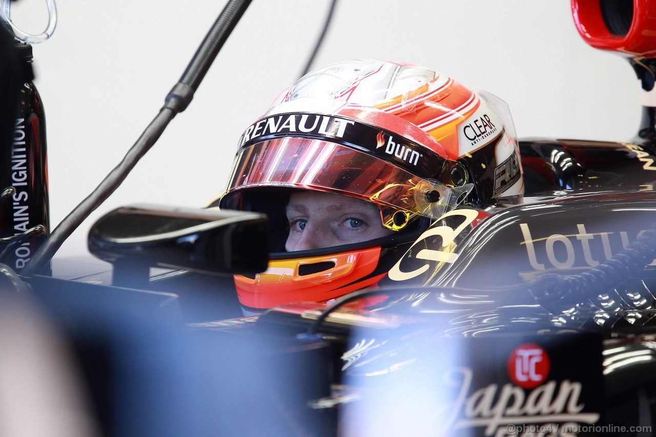GP AUSTRALIA, 15.03.2013- Prove Libere 1, Romain Grosjean (FRA) Lotus F1 Team E21