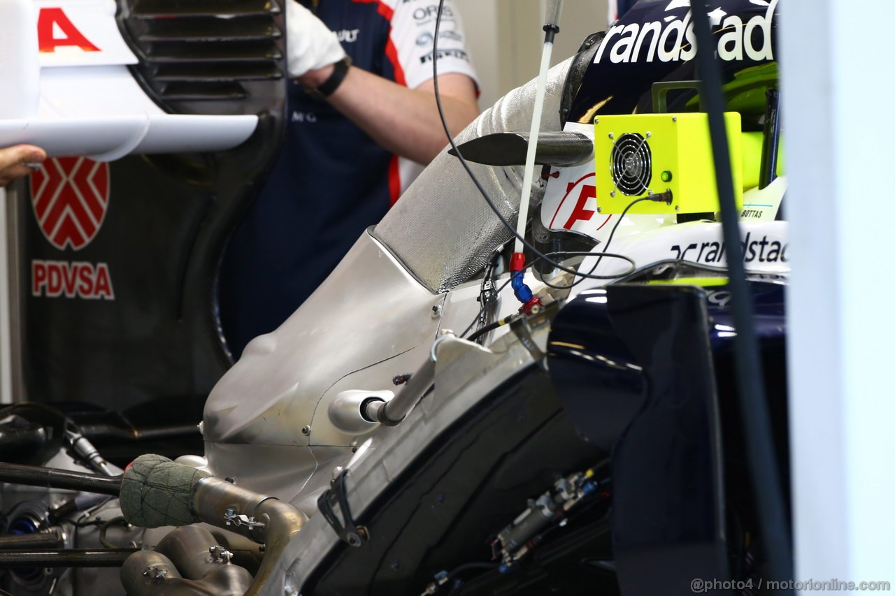 GP AUSTRALIA, 15.03.2013- Prove Libere 1, Williams F1 Team FW35, detail