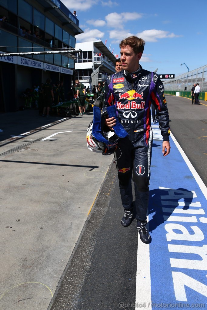 GP AUSTRALIA, 15.03.2013- Prove Libere 1, Sebastian Vettel (GER) Red Bull Racing RB9