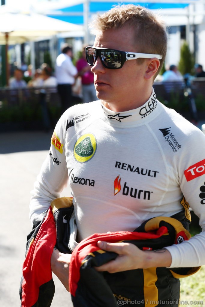 GP AUSTRALIA, 15.03.2013- Kimi Raikkonen (FIN) Lotus F1 Team E21 