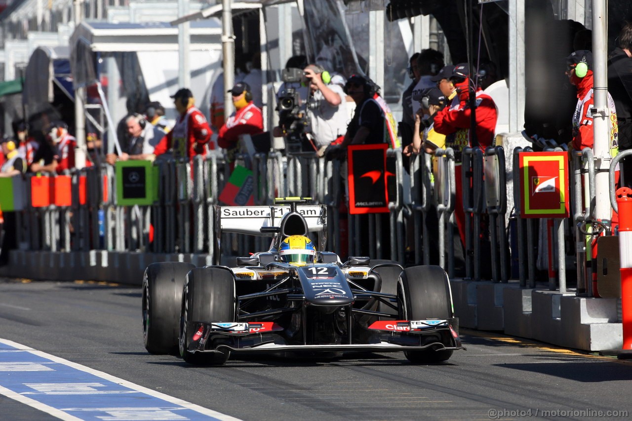 GP AUSTRALIA, 15.03.2013- Prove Libere 2, Esteban Gutierrez (MEX), Sauber F1 Team C32 