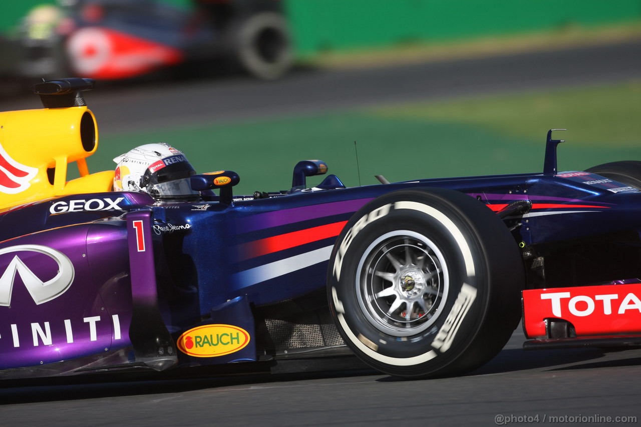 GP AUSTRALIA, 15.03.2013- Prove Libere 2, Mark Webber (AUS) Red Bull Racing RB9 