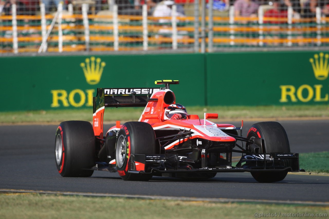 GP AUSTRALIA, 15.03.2013- Prove Libere 2, Max Chilton (GBR), Marussia F1 Team MR02 