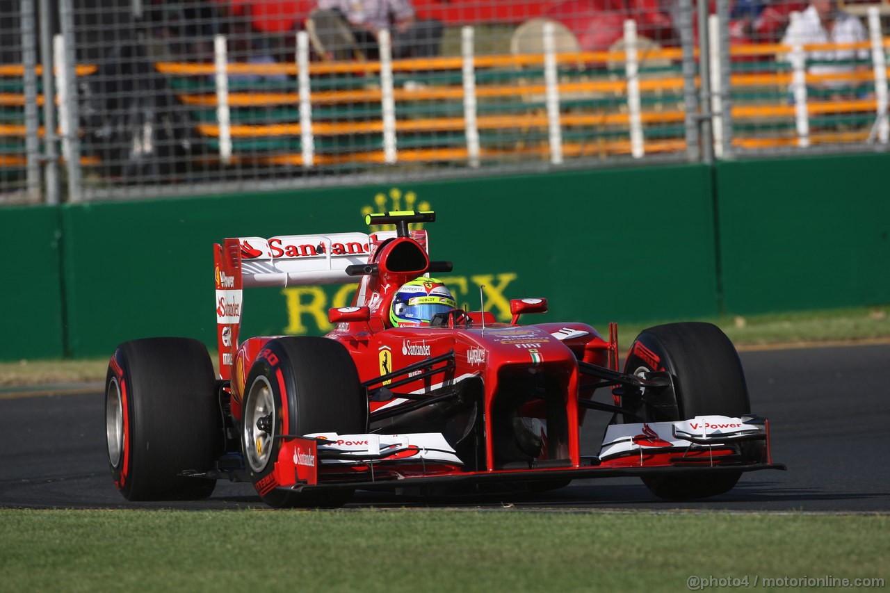 GP AUSTRALIA, 15.03.2013- Prove Libere 2, Felipe Massa (BRA) Ferrari F138 