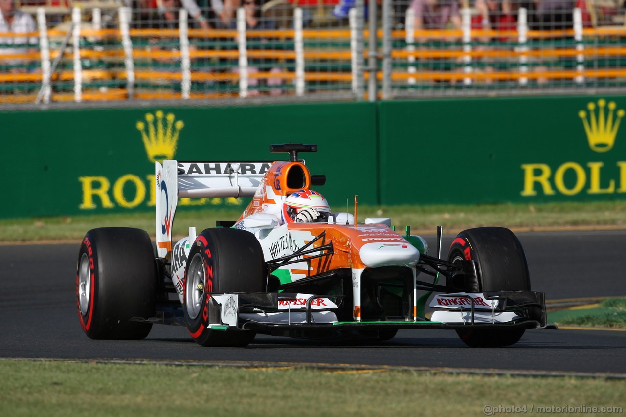 GP AUSTRALIA, 15.03.2013- Prove Libere 2,Paul di Resta (GBR) Sahara Force India F1 Team VJM06 