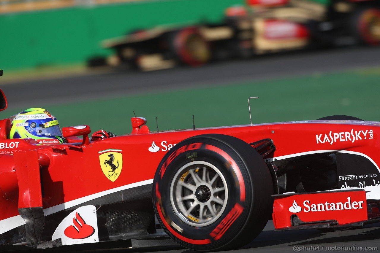 GP AUSTRALIA, 15.03.2013- Prove Libere 2, Felipe Massa (BRA) Ferrari F138 