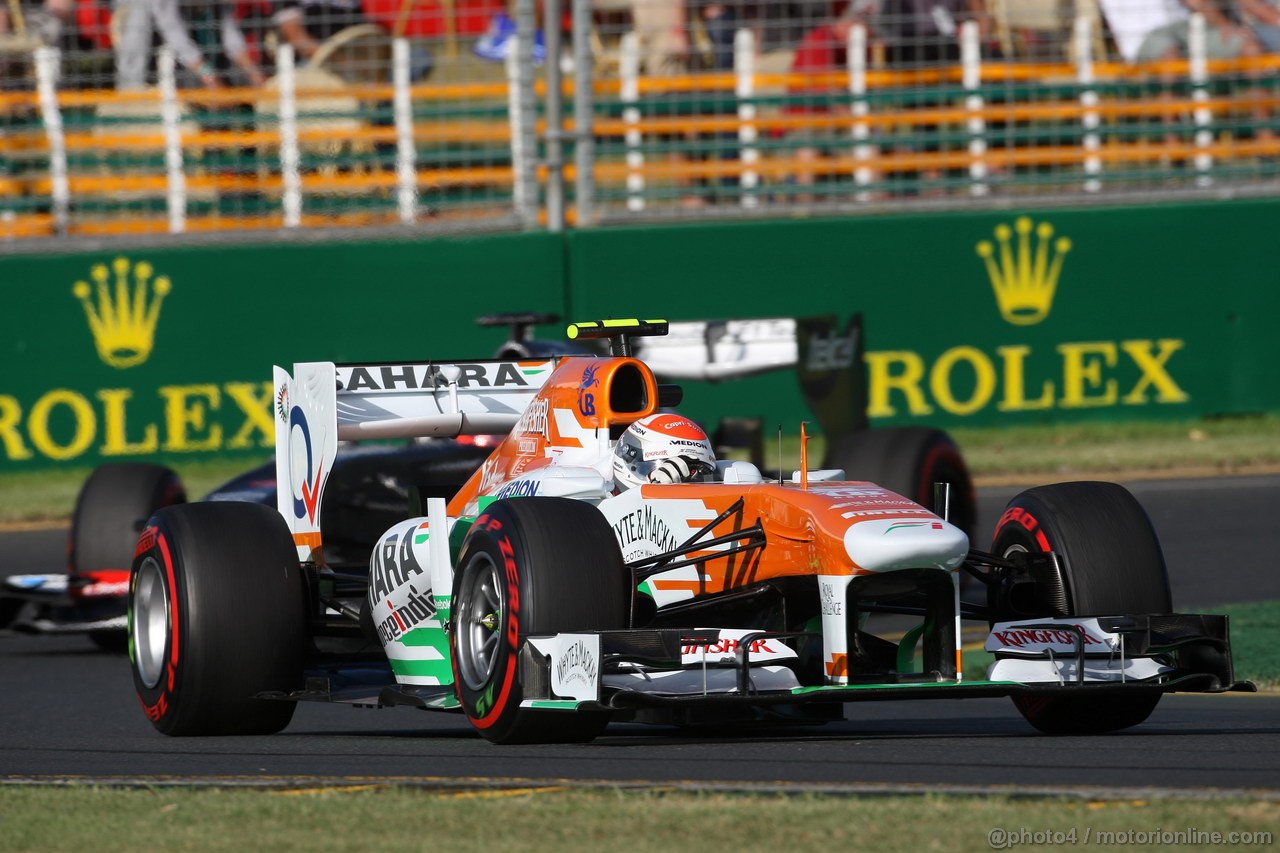 GP AUSTRALIA, 15.03.2013- Prove Libere 2, Adrian Sutil (GER), Sahara Force India F1 Team VJM06 