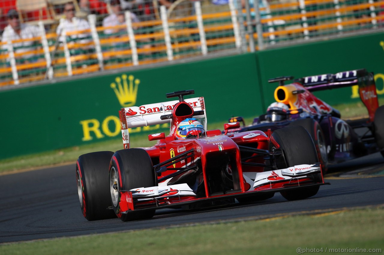 GP AUSTRALIA, 15.03.2013- Prove Libere 2, Fernando Alonso (ESP) Ferrari F138 