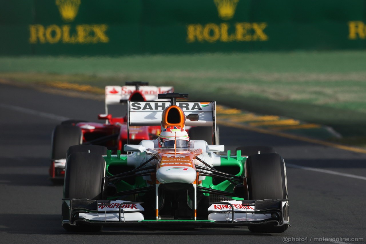 GP AUSTRALIA, 15.03.2013- Prove Libere 2, Paul di Resta (GBR) Sahara Force India F1 Team VJM06 