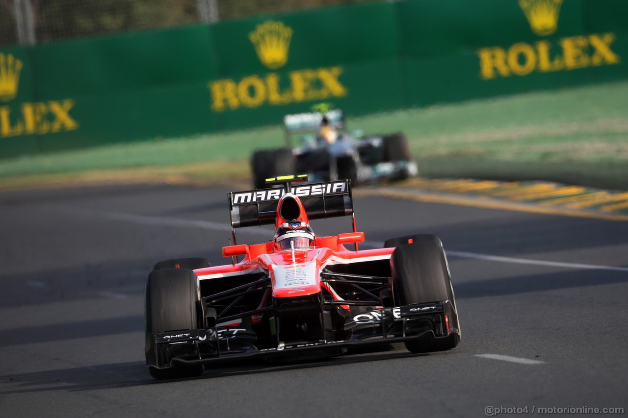 GP AUSTRALIA, 15.03.2013- Prove Libere 2, Max Chilton (GBR), Marussia F1 Team MR02 