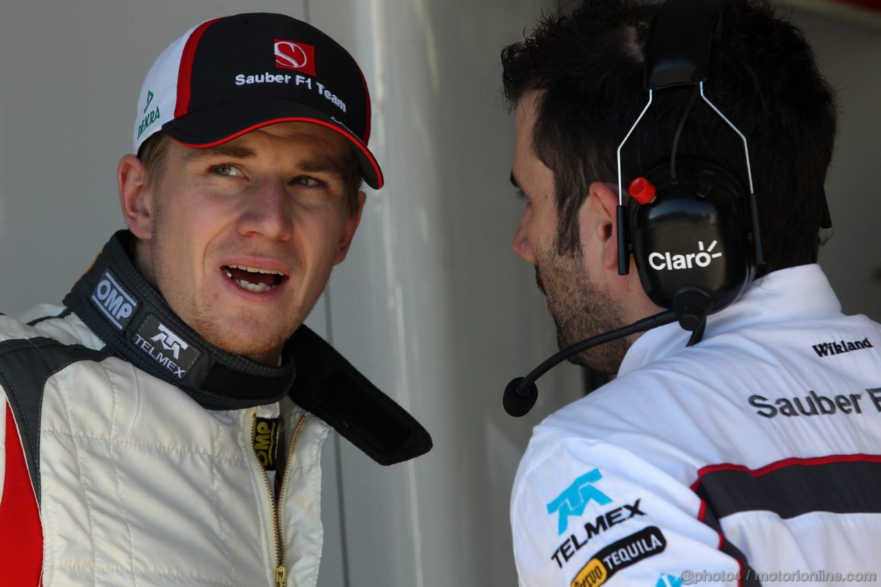 GP AUSTRALIA, 15.03.2013- Prove Libere 2, Nico Hulkenberg (GER) Sauber F1 Team C32 