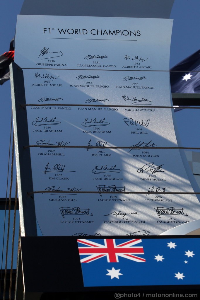 GP AUSTRALIA, 15.03.2013- Prove Libere 2, Atmosphere