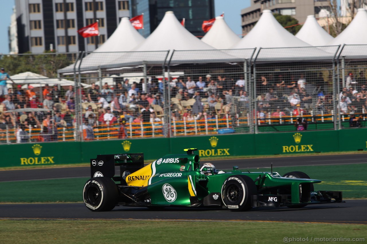 GP AUSTRALIA, 15.03.2013- Prove Libere 2, Giedo Van der Garde (NED), Caterham F1 Team CT03 