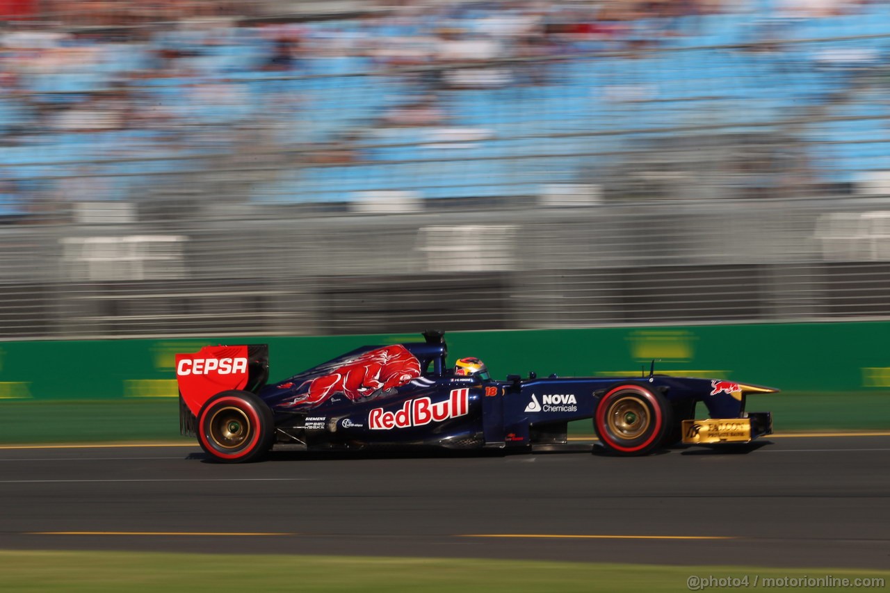 GP AUSTRALIA, 15.03.2013- Prove Libere 2, Jean-Eric Vergne (FRA) Scuderia Toro Rosso STR8 