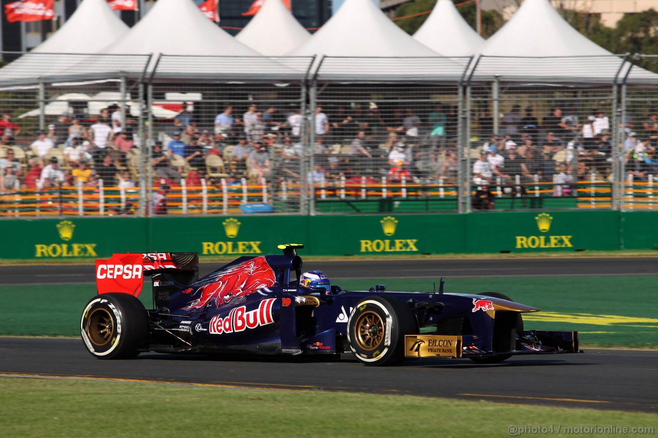 GP AUSTRALIA, 15.03.2013- Prove Libere 2, Jean-Eric Vergne (FRA) Scuderia Toro Rosso STR8 