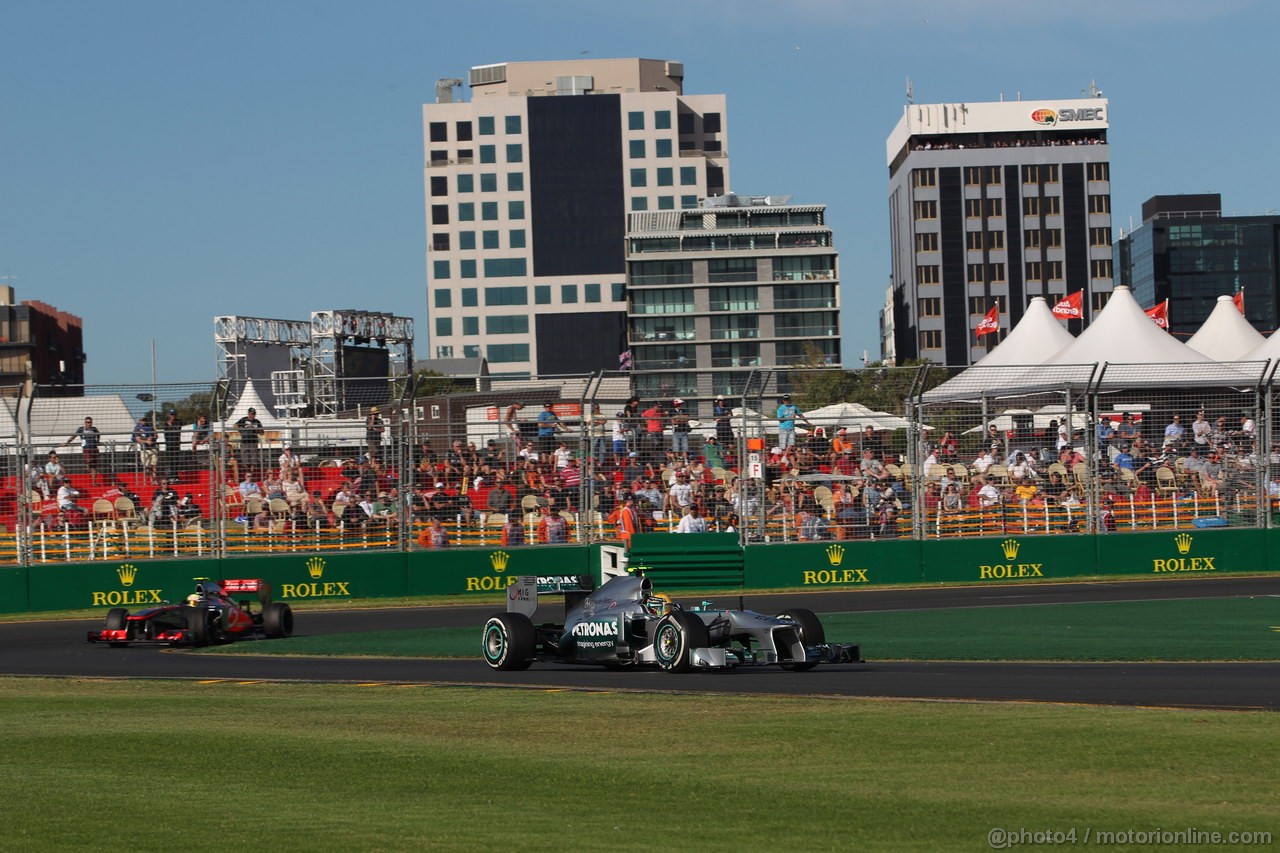 GP AUSTRALIA, 15.03.2013- Prove Libere 2, Lewis Hamilton (GBR) Mercedes AMG F1 W04 