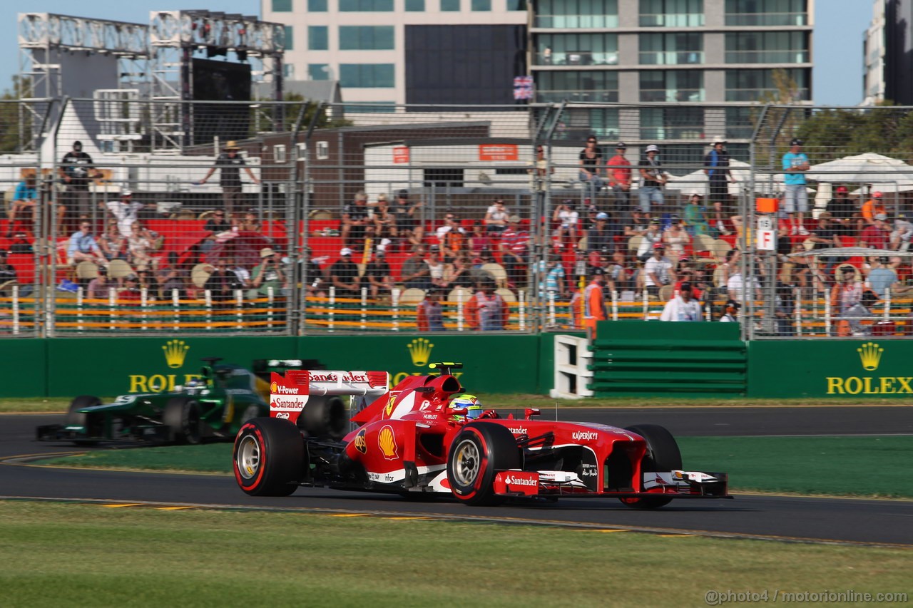 GP AUSTRALIA, 15.03.2013- Prove Libere 2, Felipe Massa (BRA) Ferrari F138 
