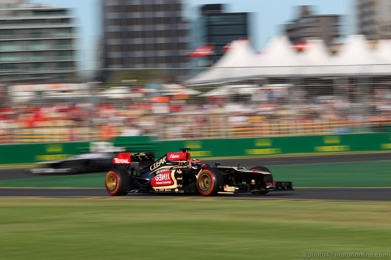 GP AUSTRALIA, 15.03.2013- Prove Libere 2, Kimi Raikkonen (FIN) Lotus F1 Team E21 