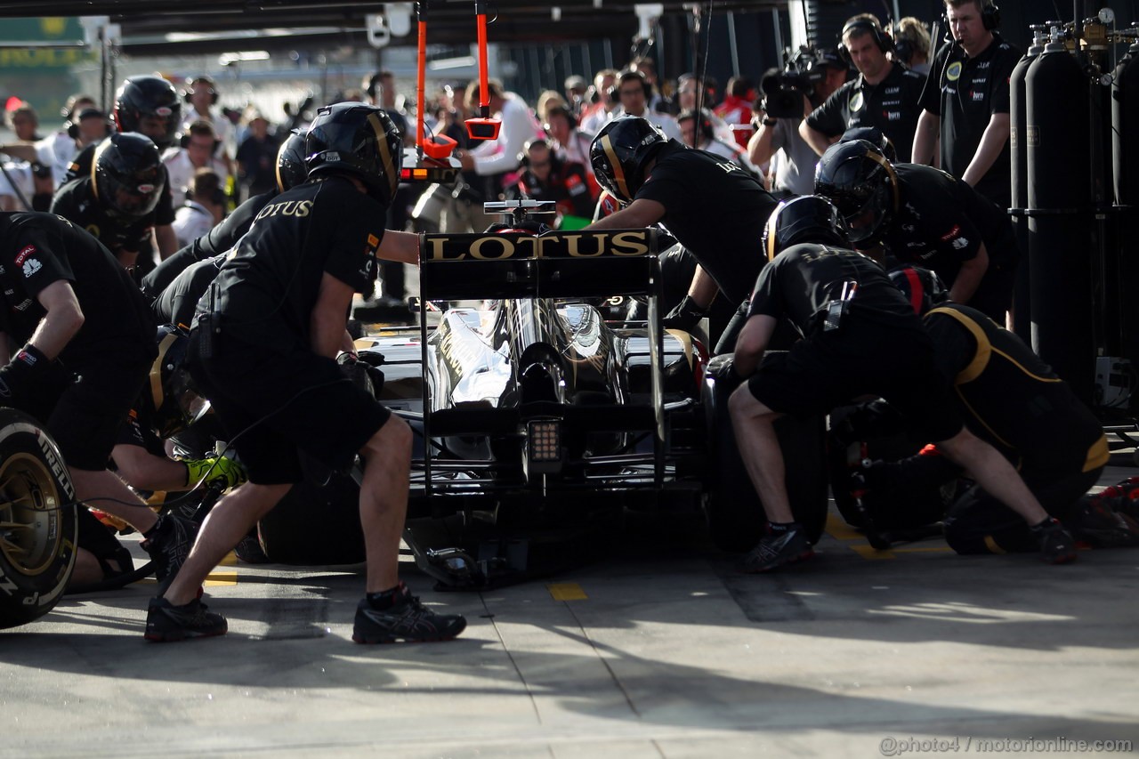 GP AUSTRALIA, 15.03.2013- Prove Libere 2, Kimi Raikkonen (FIN) Lotus F1 Team E21 
