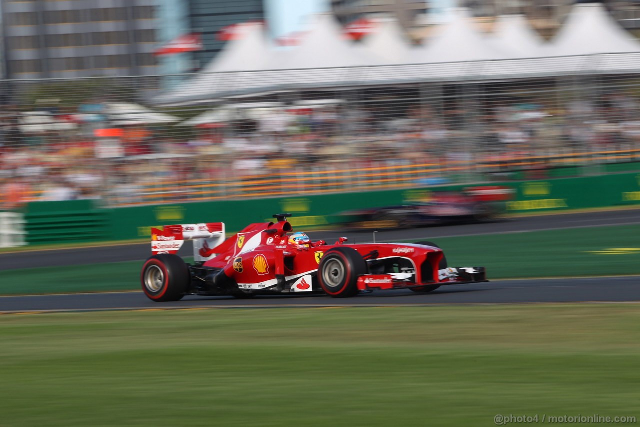 GP AUSTRALIA, 15.03.2013- Prove Libere 2, Fernando Alonso (ESP) Ferrari F138 