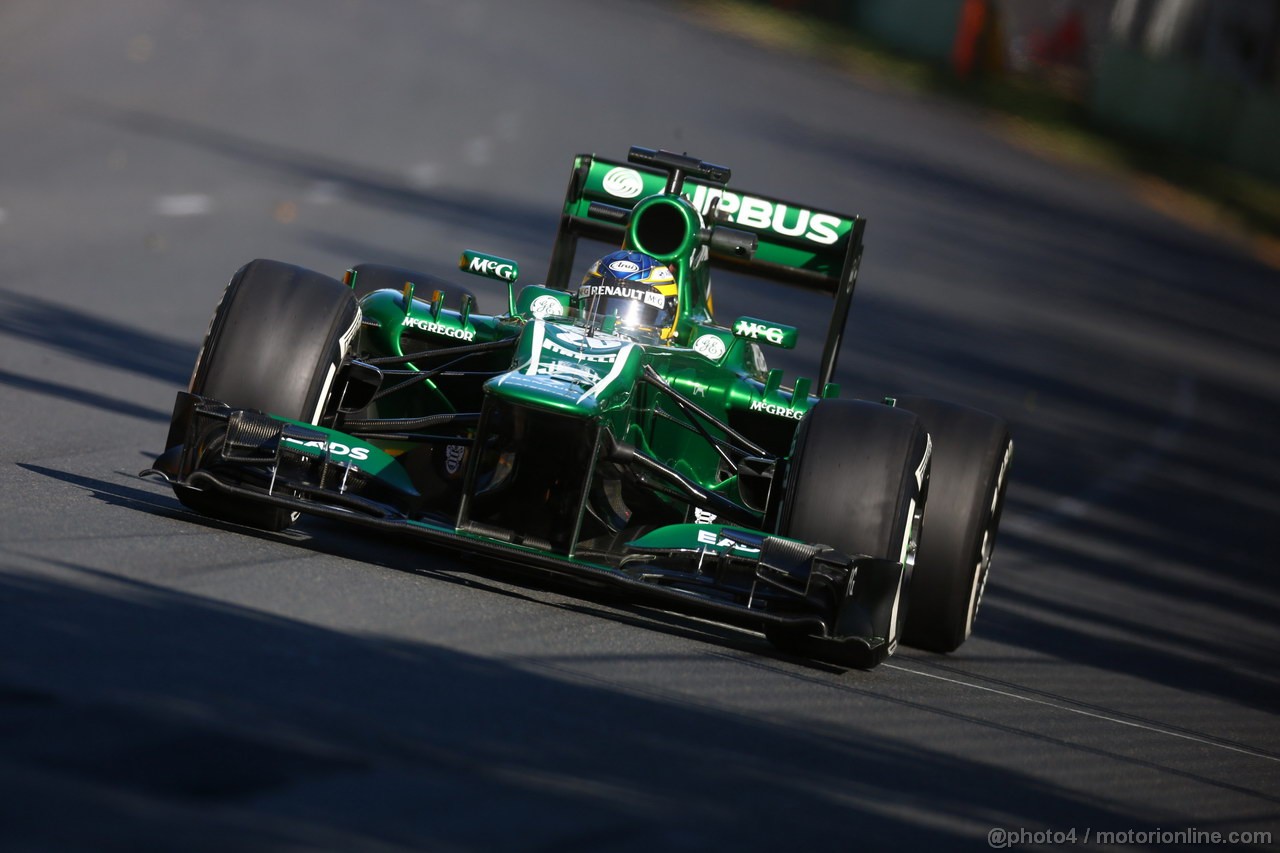 GP AUSTRALIA, 15.03.2013- Prove Libere 2, Charles Pic (FRA) Caterham F1 Team CT03 