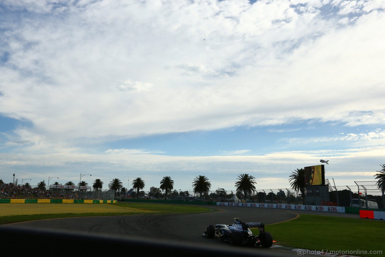 GP AUSTRALIA, 15.03.2013- Prove Libere 2, Valtteri Bottas (FIN), Williams F1 Team FW35 