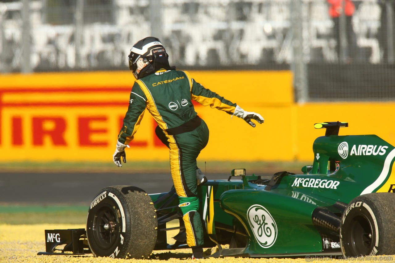 GP AUSTRALIA, 15.03.2013- Prove Libere 2, Giedo Van der Garde (NED), Caterham F1 Team CT03 