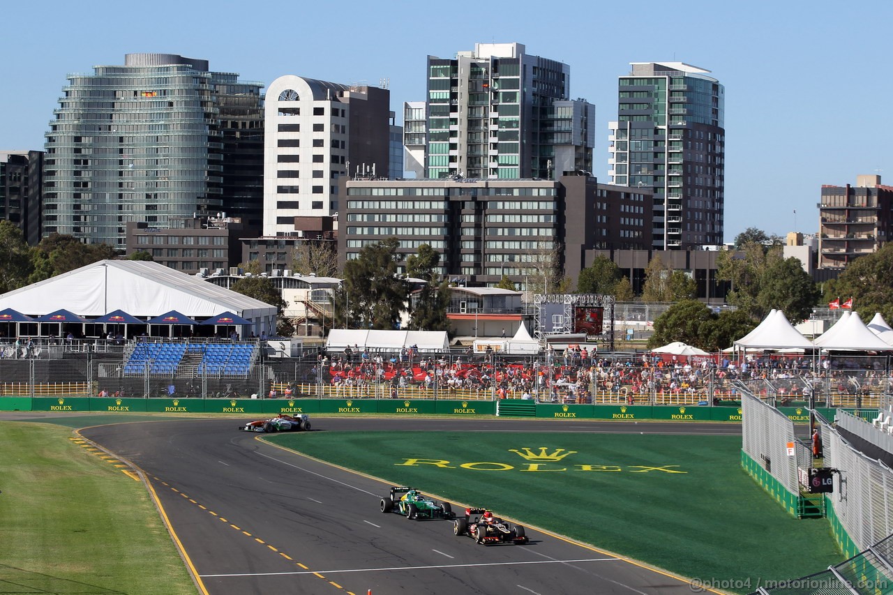 GP AUSTRALIA, 15.03.2013- Prove Libere 2,Romain Grosjean (FRA) Lotus F1 Team E21 