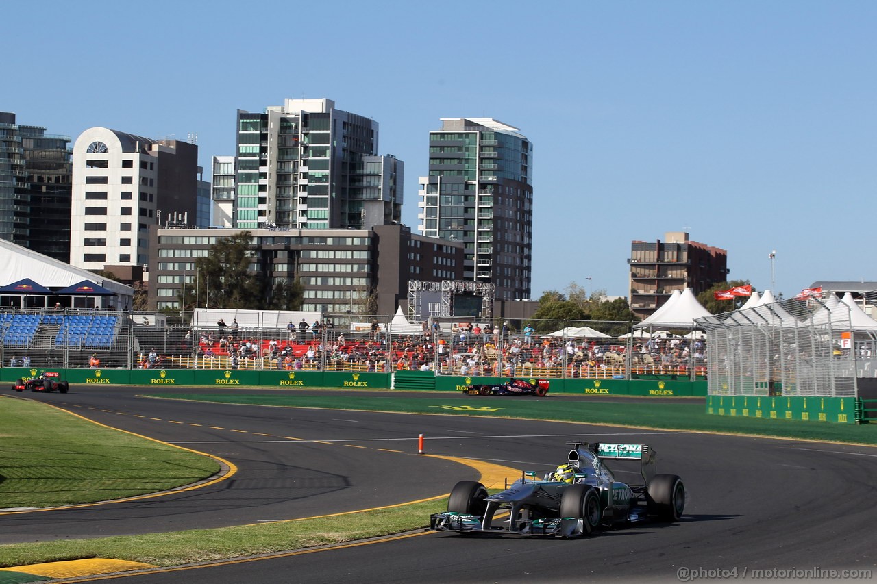 GP AUSTRALIA, 15.03.2013- Prove Libere 2,Nico Rosberg (GER) Mercedes AMG F1 W04 