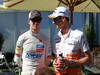 GP AUSTRALIA, 15.03.2013- (L-D) Nico Hulkenberg (GER) Sauber F1 Team C32 e Adrian Sutil (GER), Sahara Force India F1 Team VJM06 