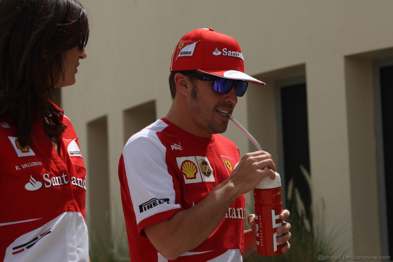 GP BAHRAIN, 21.04.2013- Fernando Alonso (ESP) Ferrari F138 