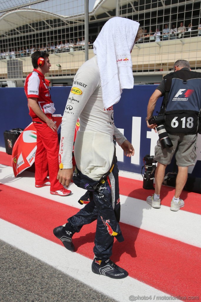 GP BAHRAIN, 21.04.2013- Gara, Sebastian Vettel (GER) Red Bull Racing RB9 
