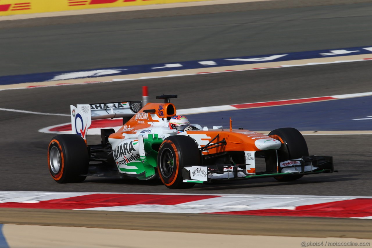 GP BAHRAIN, 21.04.2013- Gara, Paul di Resta (GBR) Sahara Force India F1 Team VJM06 