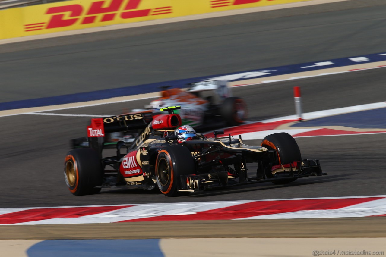 GP BAHRAIN, 21.04.2013- Gara, Romain Grosjean (FRA) Lotus F1 Team E21 