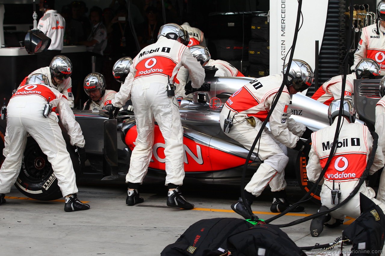 GP BAHRAIN, Jenson Button (GBR) McLaren Mercedes MP4-28 21.04.2013- Gara, 