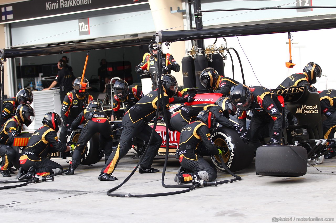 GP BAHRAIN, 21.04.2013- Gara, Kimi Raikkonen (FIN) Lotus F1 Team E21 
