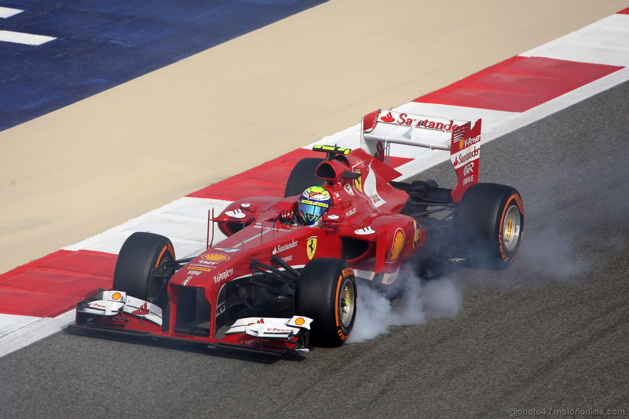 GP BAHRAIN, 21.04.2013- Gara, Felipe Massa (BRA) Ferrari F138 