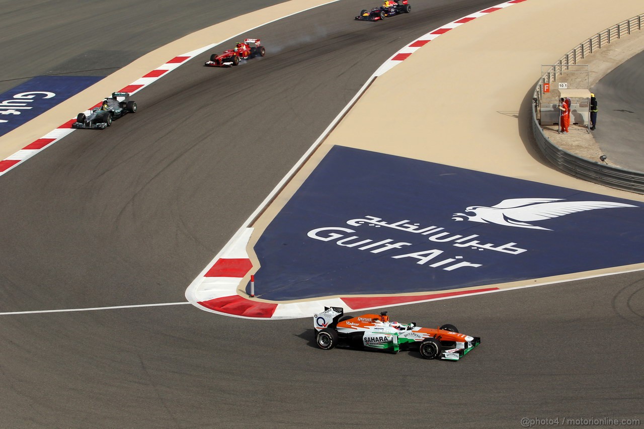 GP BAHRAIN, 21.04.2013- Gara, Paul di Resta (GBR) Sahara Force India F1 Team VJM06 