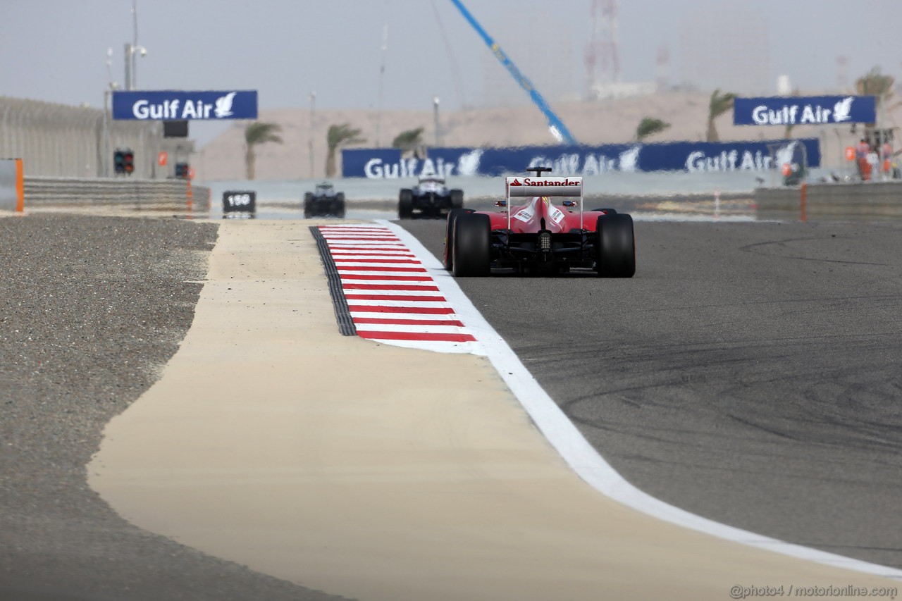 GP BAHRAIN, 21.04.2013- Gara, Fernando Alonso (ESP) Ferrari F138 