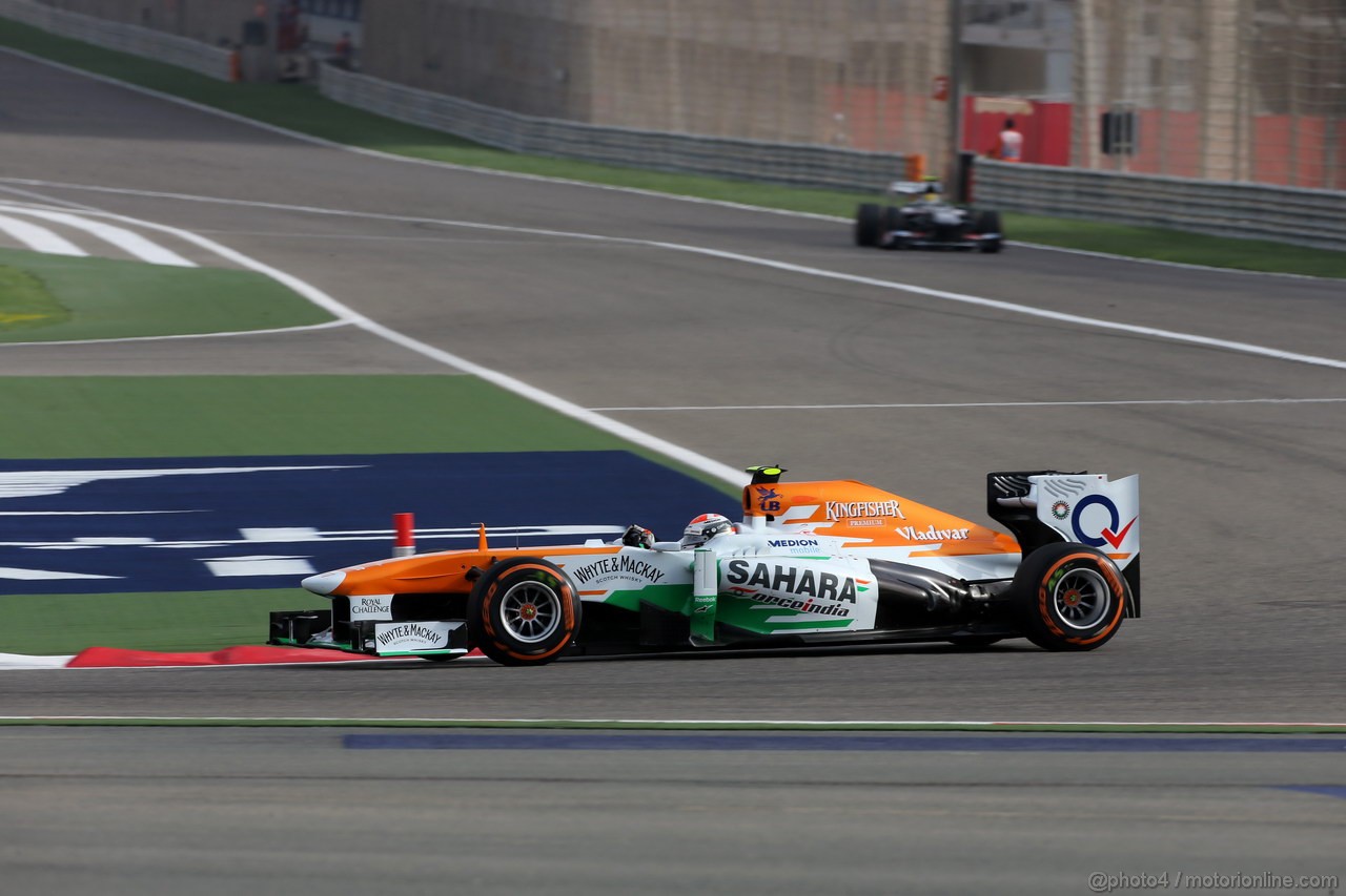 GP BAHRAIN, 21.04.2013- Gara, Adrian Sutil (GER), Sahara Force India F1 Team VJM06 