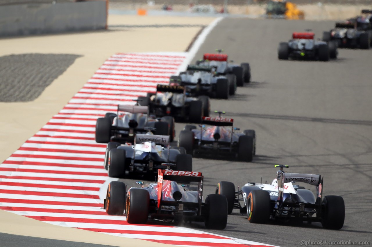 GP BAHRAIN, 21.04.2013- Gara, Jean-Eric Vergne (FRA) Scuderia Toro Rosso STR8 