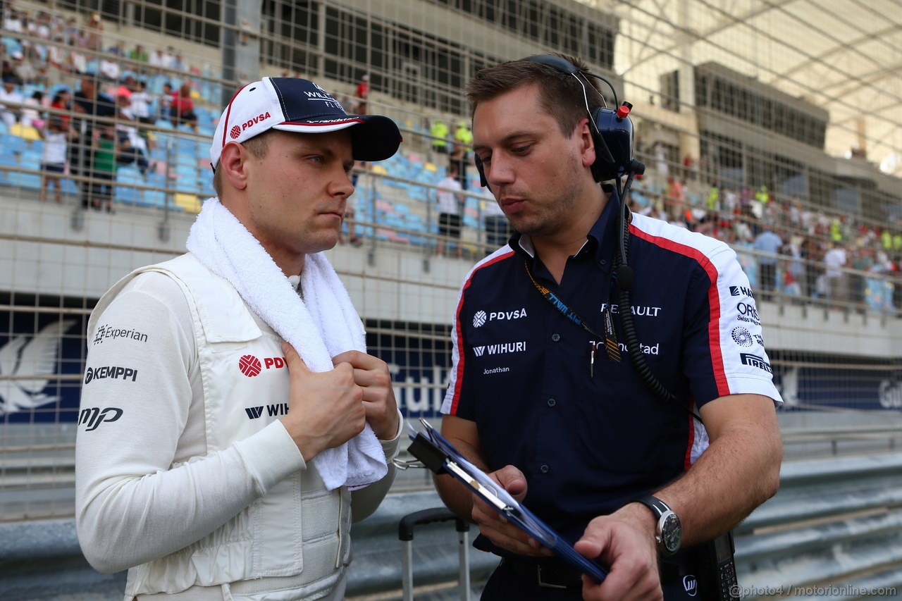 GP BAHRAIN, 21.04.2013- Gara, Valtteri Bottas (FIN), Williams F1 Team FW35 