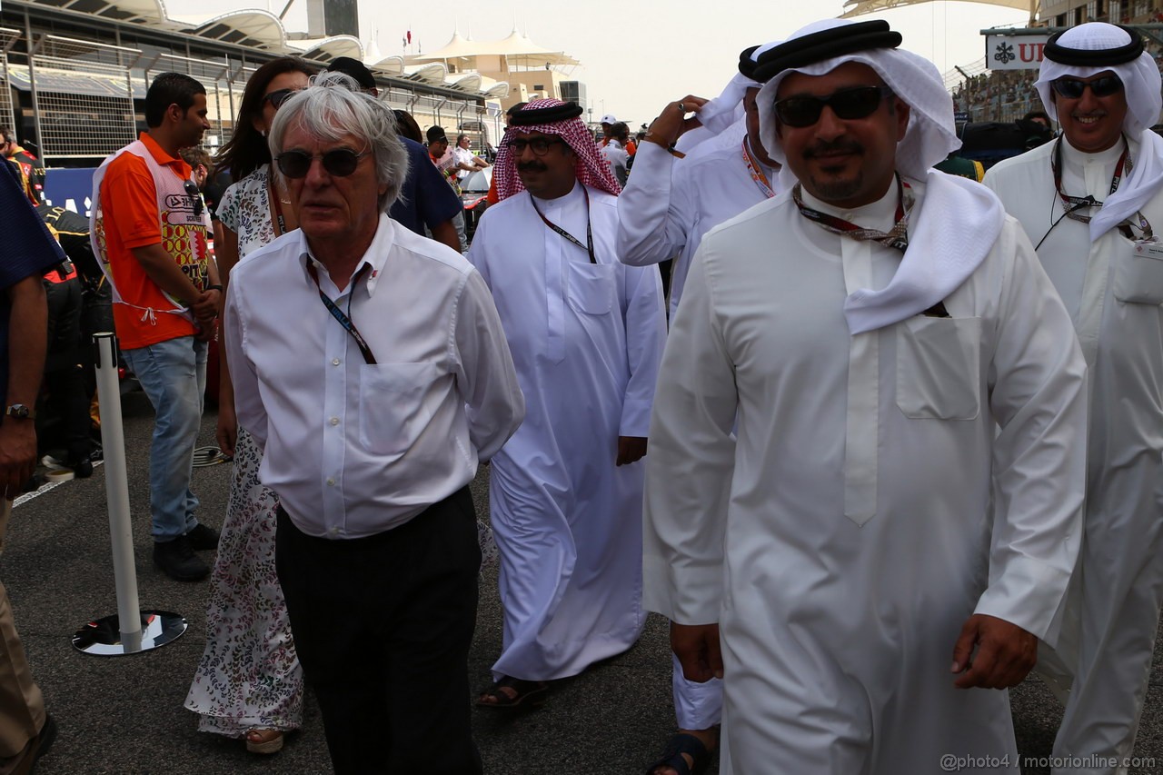 GP BAHRAIN, 21.04.2013- Gara, Bernie Ecclestone (GBR), President e CEO of Formula One Management  