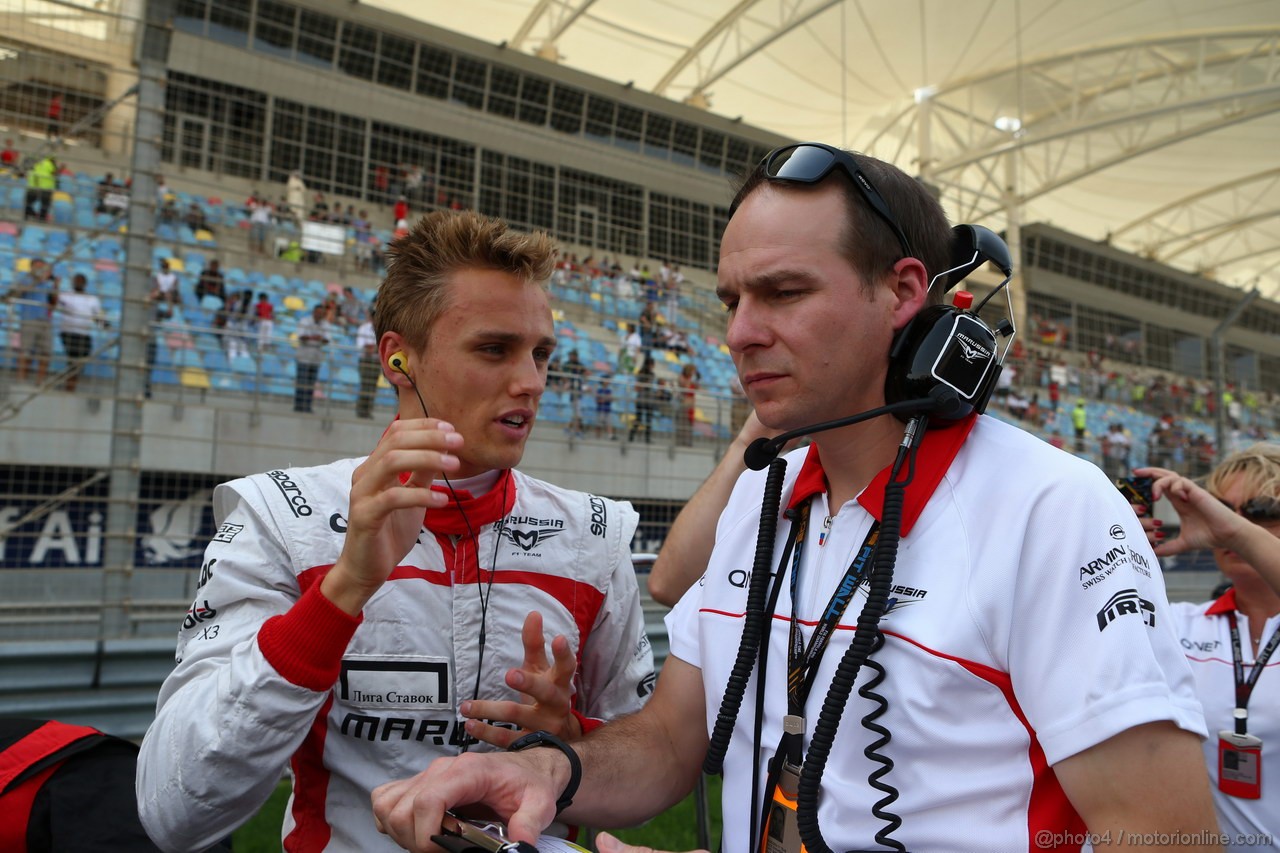 GP BAHRAIN, 21.04.2013- Gara, Max Chilton (GBR), Marussia F1 Team MR02 
