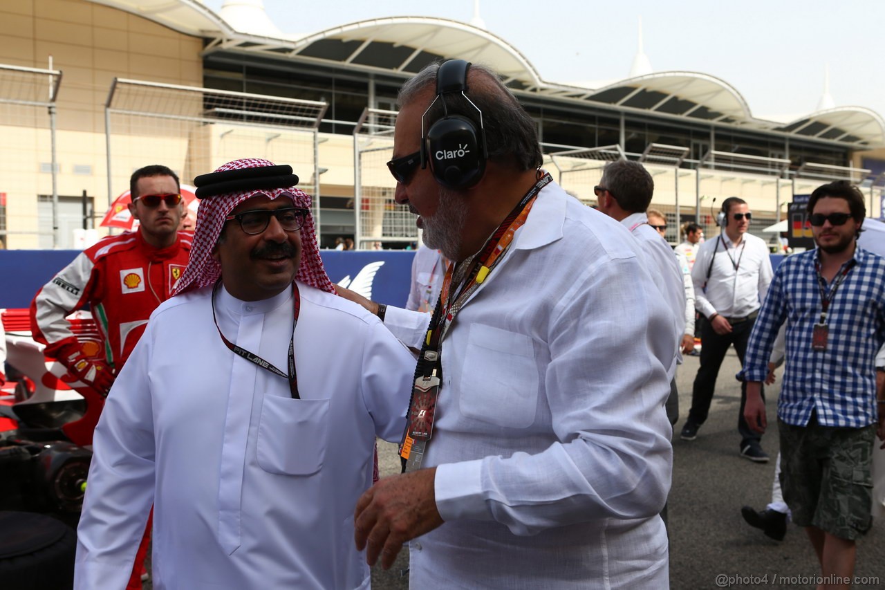 GP BAHRAIN, 21.04.2013- Gara, Carlos Slim (MEX)