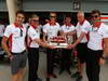 GP BAHRAIN, 21.04.2013- Max Chilton (GBR) Marussia F1 Team celebrates his 22nd birthday with the team